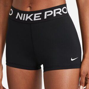 Nike Pro Women's 3" Shorts - Black - Size X-Small